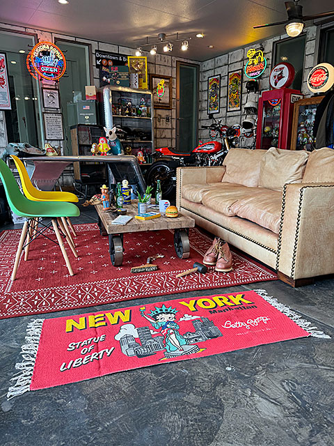 ベティ・ブープ　コットンマット　120cmロングサイズ　（ニューヨークベティ） ■ アメリカン雑貨 アメリカ雑貨 |  | 03