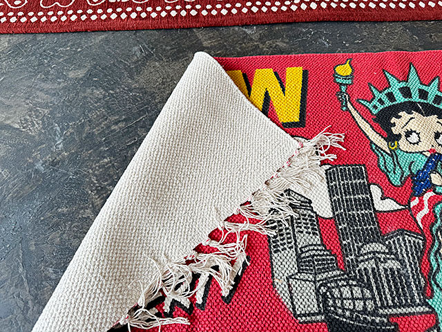 ベティ・ブープ　コットンマット　120cmロングサイズ　（ニューヨークベティ） ■ アメリカン雑貨 アメリカ雑貨 |  | 04