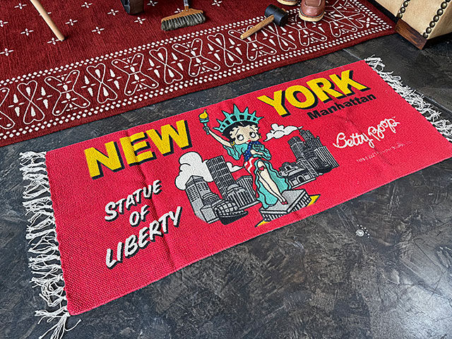 ベティ・ブープ　コットンマット　120cmロングサイズ　（ニューヨークベティ） ■ アメリカン雑貨 アメリカ雑貨 |  | 06