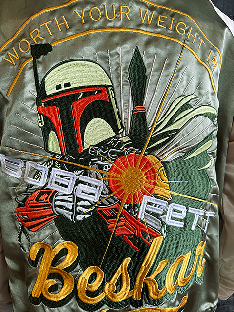 スターウォーズ　ボバ・フェット　スカジャン　Lサイズのみの展開　ユニセックス　オフィシャルライセンス キャラジャン |  | 01