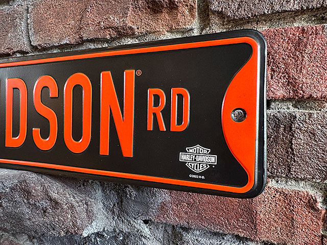ハーレーダビッドソン　オフィシャル　ストリートサイン　（HARLEY-DAVIDSON RD）　看板 ■ アメリカン雑貨 アメリカ雑貨 | Harley Davidson | 03