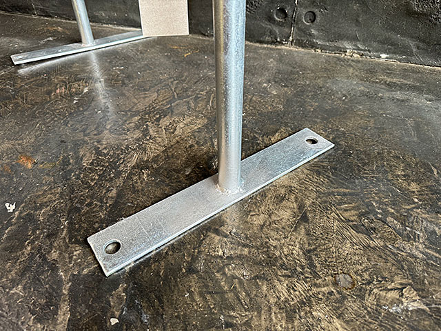 ダルトン　ガレージフェンス専用　自立スタンド　単品　1本　※フェンスと取り付け金具は別売 ■ アメリカン雑貨 アメリカ雑貨 | DULTON | 02