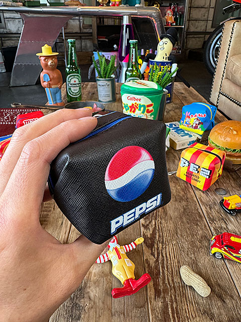 駄菓子屋シリーズ お菓子のミニポーチ （ペプシ） オフィシャルグッズ