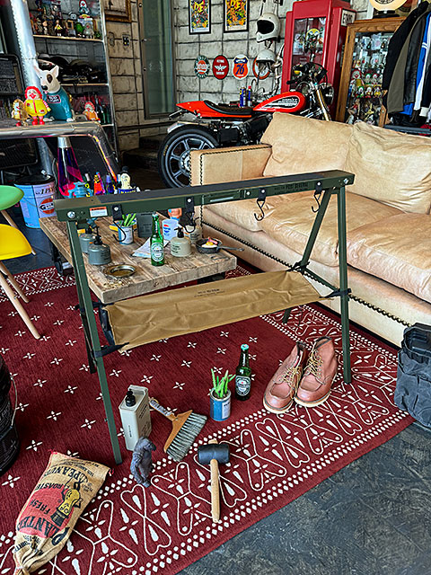 【訳あり・格安！】POST GENERAL ソーホース＆ハンガー オリーブ SAWHORSE & HANGER / ソーホース＆ハンガー - OLIVE 【982160015