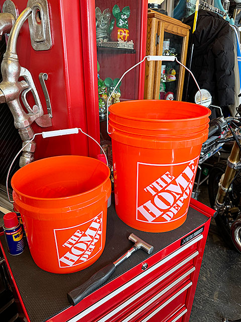 ホームデポ　ガレージバケツ　（大小2個セット）　19L＆7.5L　5ガロン＆2ガロン　MADE IN U.S.A.　洗車バケツ　収納　ゴミ箱　鉢カバー |  | 08