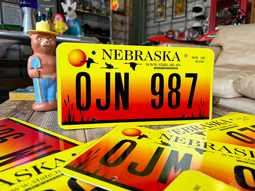 アメリカ　USEDナンバープレート　（ネブラスカ州）　ライセンスプレート ■ アメリカン雑貨 アメリカ雑貨 |  | 01