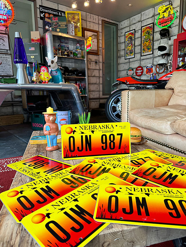 アメリカ　USEDナンバープレート　（ネブラスカ州）　ライセンスプレート ■ アメリカン雑貨 アメリカ雑貨 |  | 02