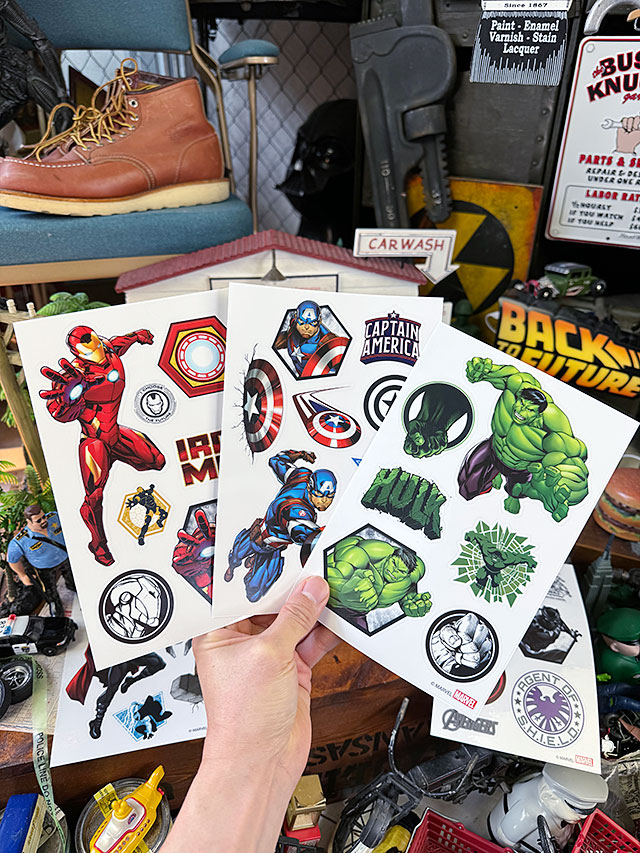 マーベル　アベンジャーズ　ステッカーセット　（全33種入り）　公式グッズ ■ アメリカン雑貨 アメリカ雑貨 |  | 05