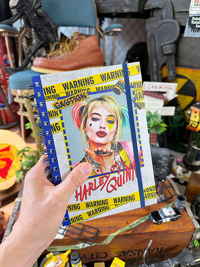 ハーレイ・クイン　ワーニング　リングノート　A5サイズ　映画　スーサイド・スクワッド　公式グッズ ■ アメリカ雑貨 アメリカン雑貨 |  | 02