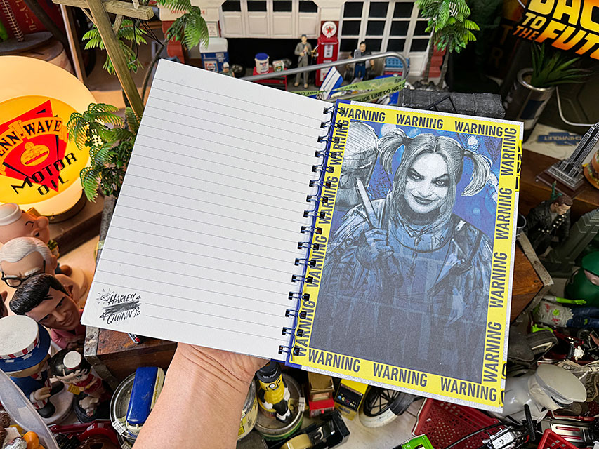 ハーレイ・クイン　ワーニング　リングノート　A5サイズ　映画　スーサイド・スクワッド　公式グッズ ■ アメリカ雑貨 アメリカン雑貨 |  | 04