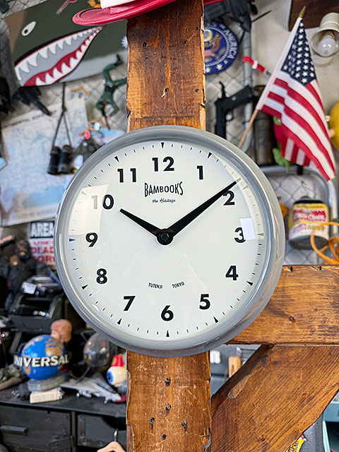 トスダイス　クラシック　２ハンズ　ウォールクロック　（グレー）　壁掛け時計　スイープムーブメント ■ アメリカ雑貨 アメリカン雑貨 | 