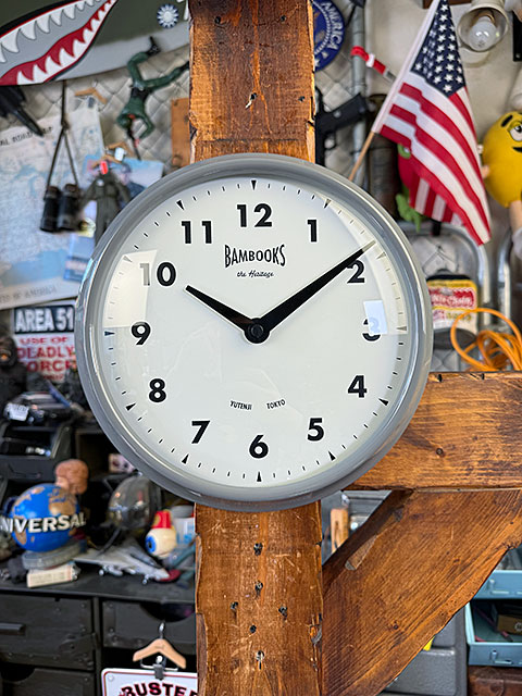 トスダイス　クラシック　２ハンズ　ウォールクロック　（グレー）　壁掛け時計　スイープムーブメント ■ アメリカ雑貨 アメリカン雑貨 |  | 08