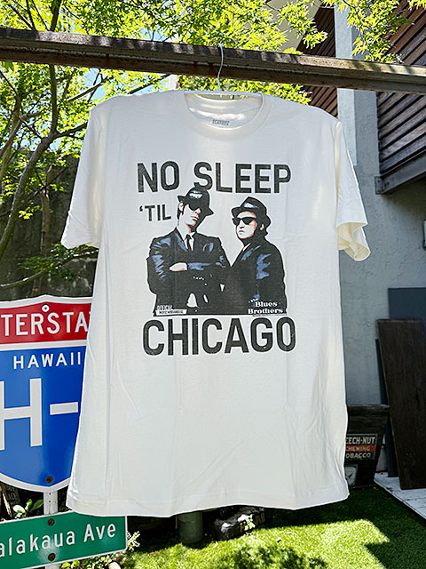 映画　ブルースブラザーズ　オフィシャルTシャツ　NO SLEEP 'TIL CHICAGO ■ アメリカ雑貨 アメリカン雑貨 | 