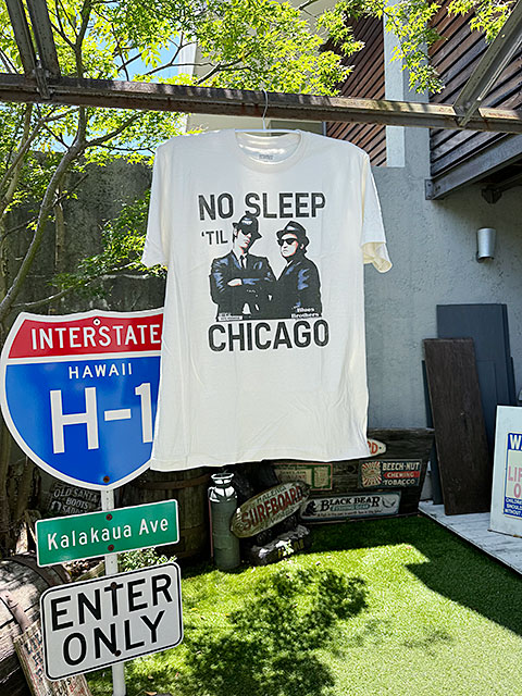 映画　ブルースブラザーズ　オフィシャルTシャツ　NO SLEEP 'TIL CHICAGO ■ アメリカ雑貨 アメリカン雑貨 |  | 02