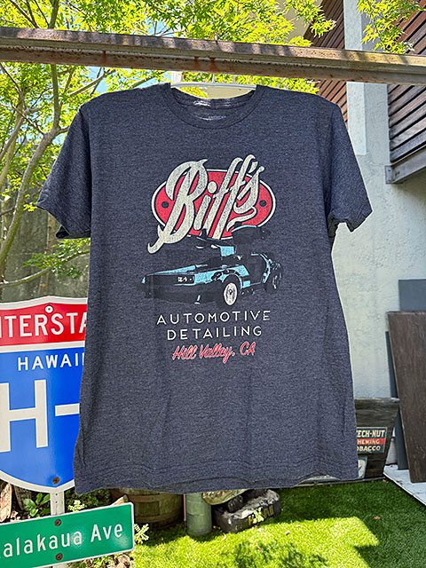 映画　バック・トゥ・ザ・フューチャー　オフィシャルTシャツ　ビフ　オートモーティブ　ディテーリング　■ アメリカン雑貨 アメリカ雑貨 | 