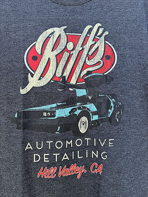 映画　バック・トゥ・ザ・フューチャー　オフィシャルTシャツ　ビフ　オートモーティブ　ディテーリング　■ アメリカン雑貨 アメリカ雑貨 |  | 01