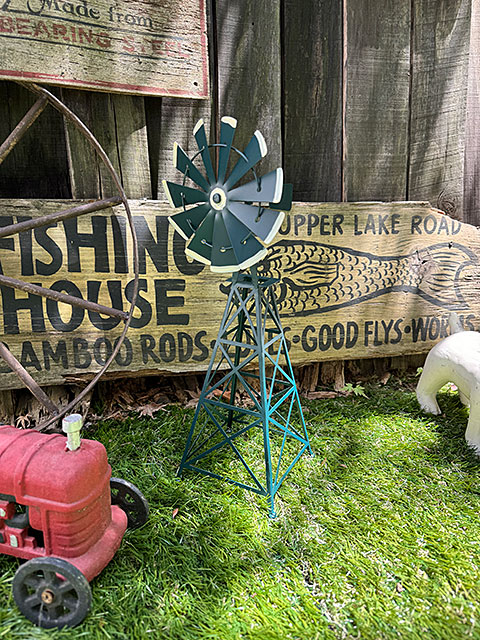 ダルトン　リトル　ウインドミル　オブジェ　（グリーン） ■ アメリカン雑貨 アメリカ雑貨 | DULTON