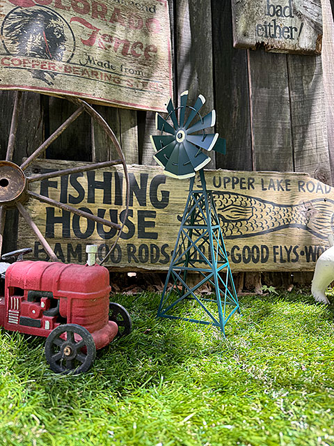 ダルトン　リトル　ウインドミル　オブジェ　（グリーン） ■ アメリカン雑貨 アメリカ雑貨 | DULTON | 05