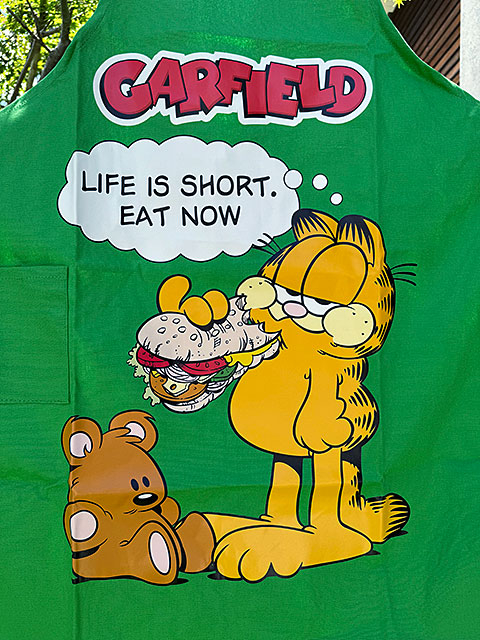 ガーフィールド　エプロン　（グリーン） ■ アメリカン雑貨 アメリカ雑貨 |  | 01