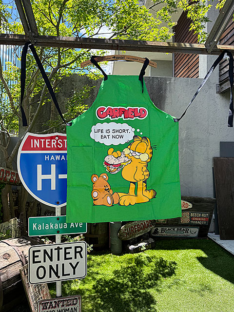 ガーフィールド　エプロン　（グリーン） ■ アメリカン雑貨 アメリカ雑貨 |  | 02