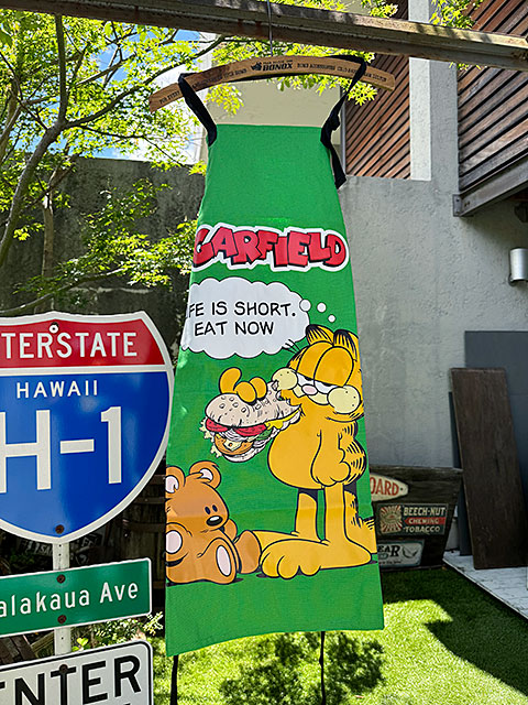 ガーフィールド　エプロン　（グリーン） ■ アメリカン雑貨 アメリカ雑貨 |  | 03