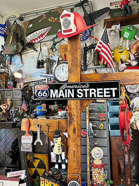 ルート66　ストリートサイン　（アメリカズ・メインストリート）　ストリート看板　ブリキ看板 ■ アメリカン雑貨 アメリカ雑貨 |  | 01