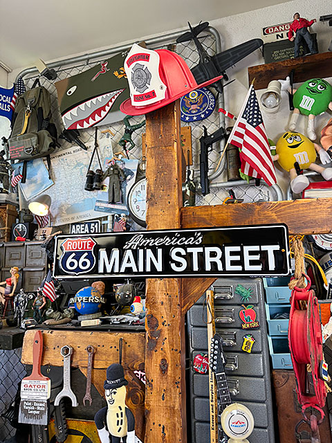 ルート66　ストリートサイン　（アメリカズ・メインストリート）　ストリート看板　ブリキ看板 ■ アメリカン雑貨 アメリカ雑貨 |  | 04