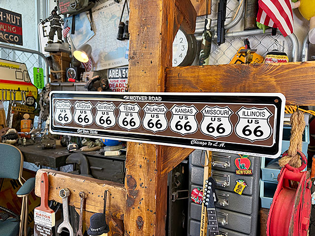ルート66　ストリートサイン　（各州ロードサイン）　ストリート看板　ブリキ看板 ■ アメリカン雑貨 アメリカ雑貨 |  | 05