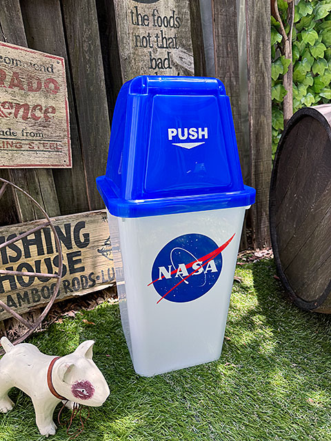 NASA　オフィシャル　ダストビン　20Lサイズ　ゴミ箱 ■ アメリカン雑貨 アメリカ雑貨 爆買 | 