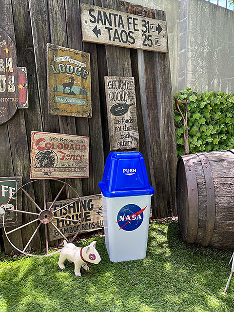 NASA　オフィシャル　ダストビン　20Lサイズ　ゴミ箱 ■ アメリカン雑貨 アメリカ雑貨 爆買 |  | 02