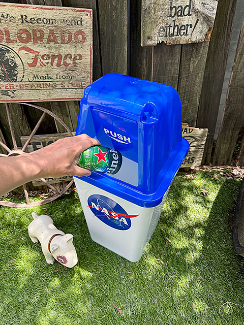 NASA　オフィシャル　ダストビン　20Lサイズ　ゴミ箱 ■ アメリカン雑貨 アメリカ雑貨 爆買 |  | 03