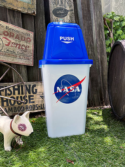 NASA　オフィシャル　ダストビン　20Lサイズ　ゴミ箱 ■ アメリカン雑貨 アメリカ雑貨 爆買 |  | 05