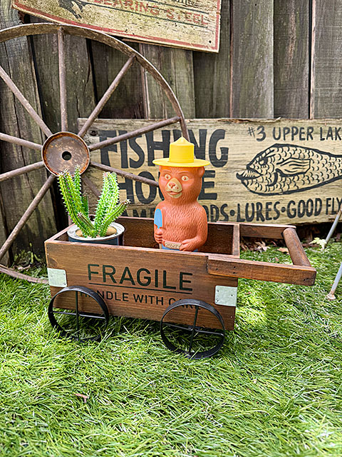 フラジール ウッドワゴン カートボックス □ アメリカン雑貨 アメリカ