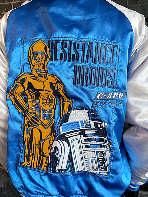 スターウォーズ R2-D2 & C-3PO スカジャン Lサイズのみの展開 ユニ