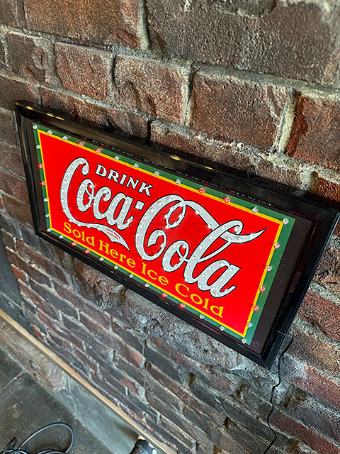 コカ・コーラ　LEDドットサイン　（SOLD HERE ICE COLD） ■ アメリカン雑貨 アメリカ雑貨 | Coca Cola | 01