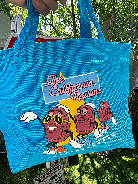 アメリカンカンパニー　ミニ　トートバッグ　（カリフォルニアレーズン） ■ アメリカン雑貨 アメリカ雑貨 |  | 01