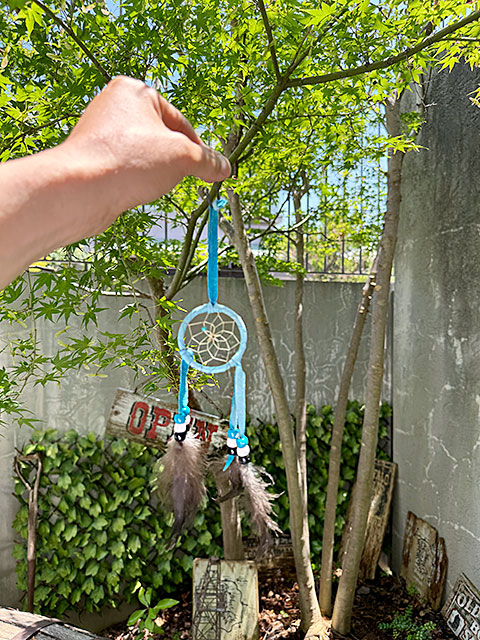 ネイティブアメリカン ナバホ族が手掛けた本物 ドリームキャッチャー