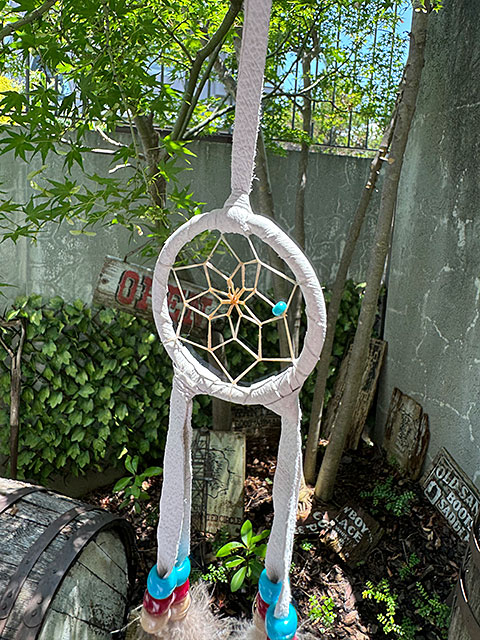 ネイティブアメリカン ナバホ族が手掛けた本物 ドリームキャッチャー
