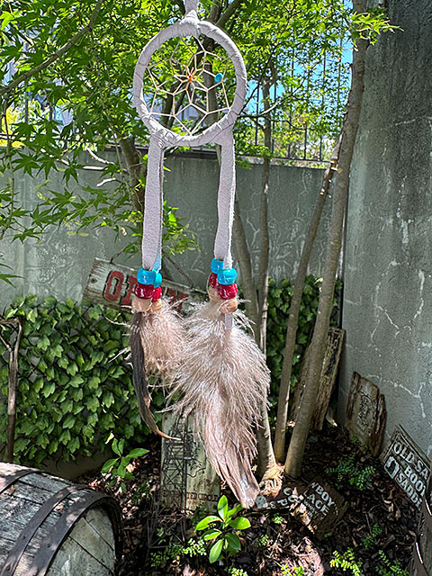 ネイティブアメリカン ナバホ族が手掛けた本物 ドリームキャッチャー