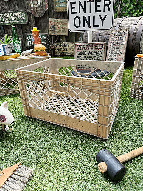 アメリカンビンテージ　ミルククレート　キャンプギア アメリカンビンテージ ミルククレート キャンプギア vintage milk