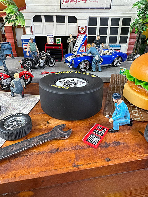 グッドイヤー　レーシングタイヤコースター　（ルート66/チェッカーフラッグ） ■ アメリカン雑貨 アメリカ雑貨 |  | 01