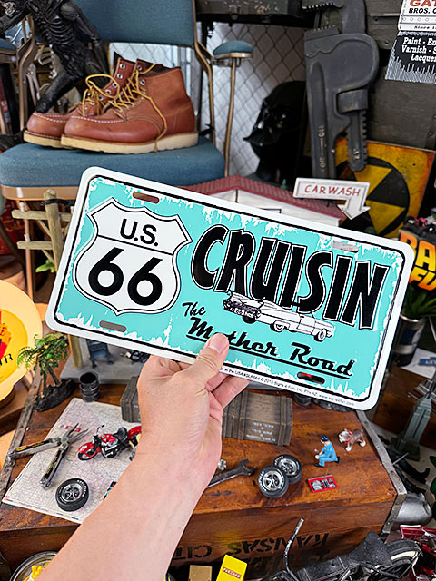 ルート66　ライセンスプレート　（クルージン） ■ アメリカン雑貨 アメリカ雑貨 |  | 02