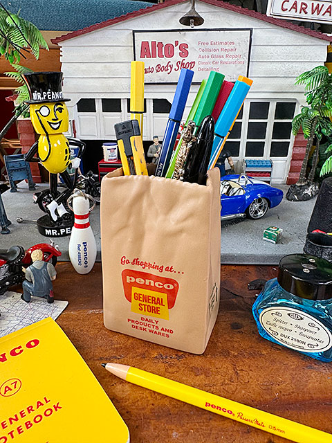 PENCO　ペンコ　ブラウンバッグ　スタンド　ペンホルダー　フラワーベース　花瓶　HIGHTIDE　ハイタイド | 