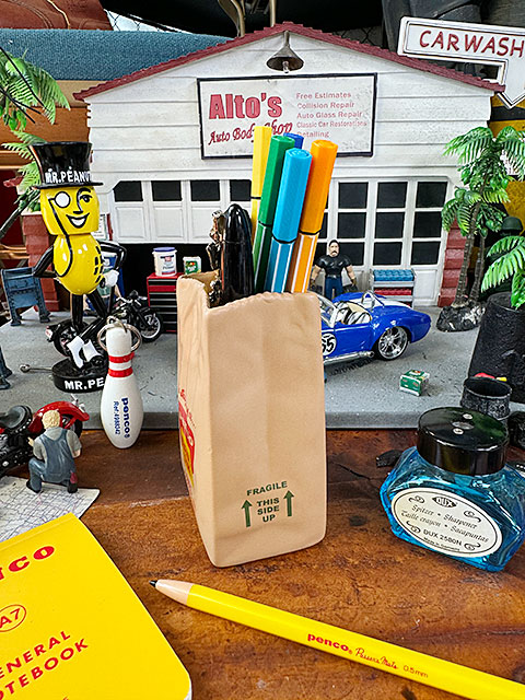 PENCO　ペンコ　ブラウンバッグ　スタンド　ペンホルダー　フラワーベース　花瓶　HIGHTIDE　ハイタイド |  | 03