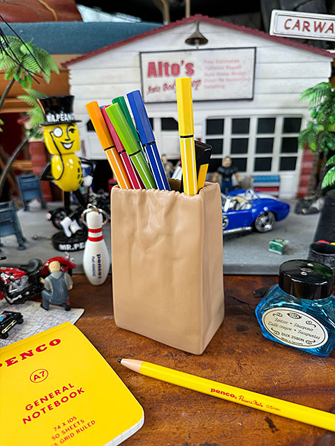 PENCO　ペンコ　ブラウンバッグ　スタンド　ペンホルダー　フラワーベース　花瓶　HIGHTIDE　ハイタイド |  | 04