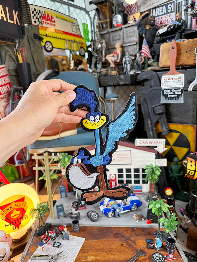 ヘルメット　ロードランナー　ビッグサイズ　ワッペン　24cm ■ アメリカン雑貨 アメリカ雑貨 |  | 03