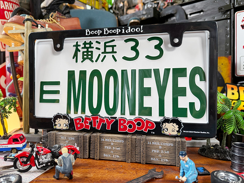 ベティ・ブープ　ナンバープレート　フレーム　公道使用可　ライセンスプレートフレーム ■ アメリカン雑貨 アメリカ雑貨 | 