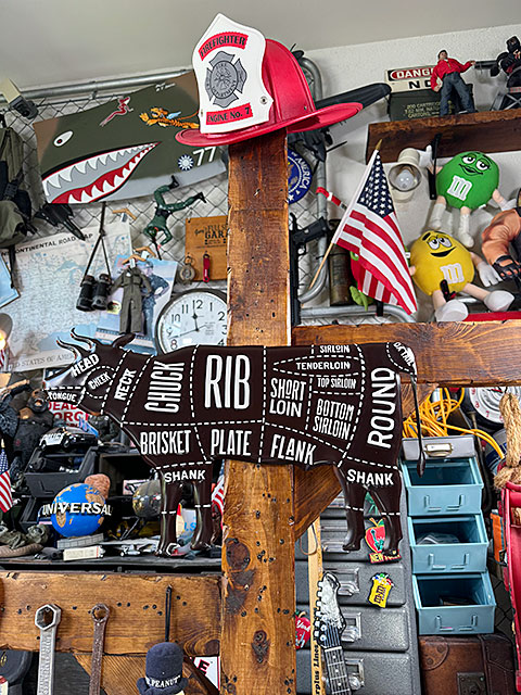 牛　ビーフ　ミートカットチャート　エンボス　ティンサイン　ブリキ看板 ■ アメリカ雑貨 アメリカン雑貨 |  | 05