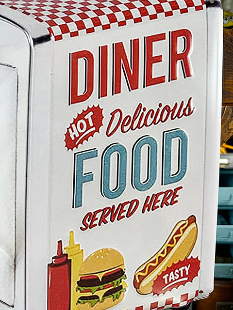 アメリカンダイナー　ナプキンディスペンサー　エンボス　ティンサイン　ブリキ看板 ■ アメリカン雑貨 アメリカ雑貨 |  | 02