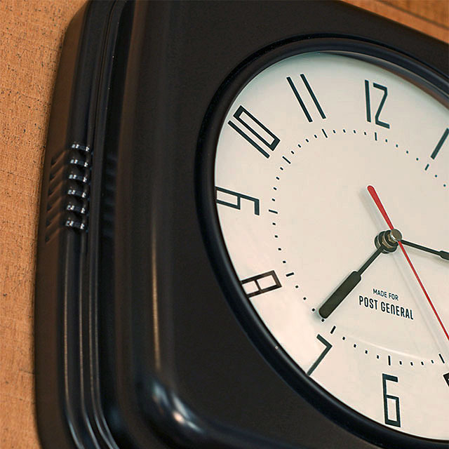 ポストジェネラル　ビスファム　ウォールクロック　（ブラック）　時計　インダストリアル ■ アメリカ雑貨 アメリカン雑貨 |  | 11